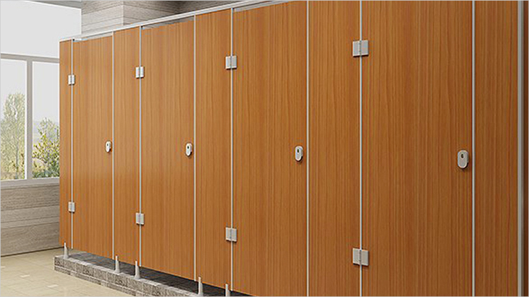 金屬蜂窩板衛生間隔斷:公共衛生間隔斷該選用什么板材?